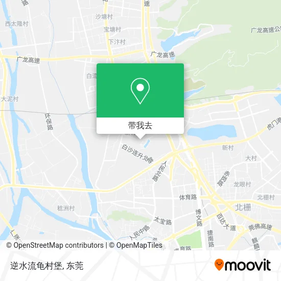逆水流龟村堡地图