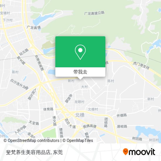 斐梵养生美容用品店地图