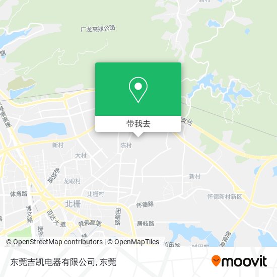 东莞吉凯电器有限公司地图