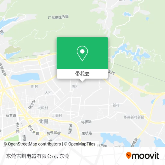 东莞吉凯电器有限公司地图