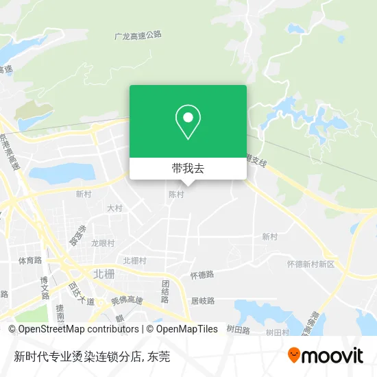 新时代专业烫染连锁分店地图