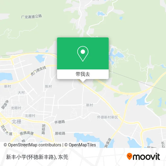 新丰小学(怀德新丰路)地图