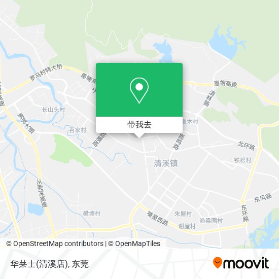 华莱士(清溪店)地图