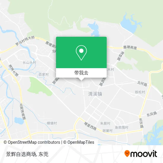 景辉自选商场地图
