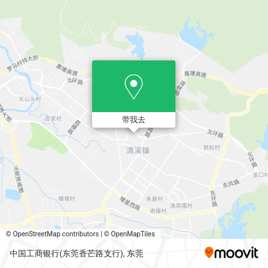 中国工商银行(东莞香芒路支行)地图