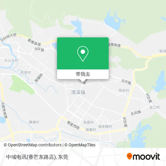 中域电讯(香芒东路店)地图
