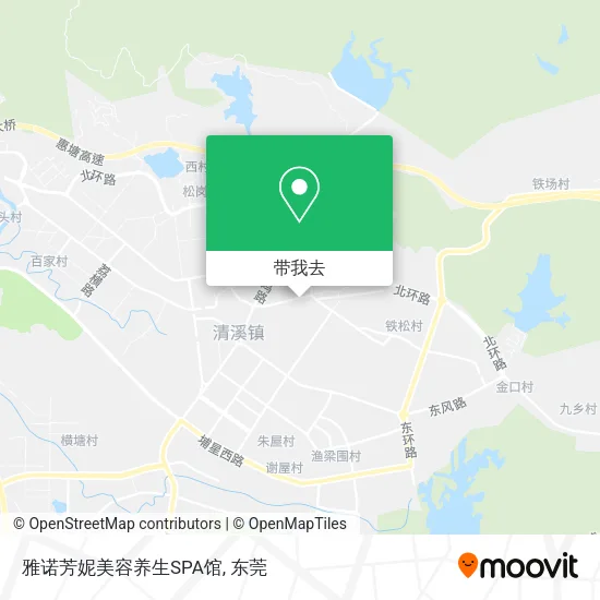 雅诺芳妮美容养生SPA馆地图