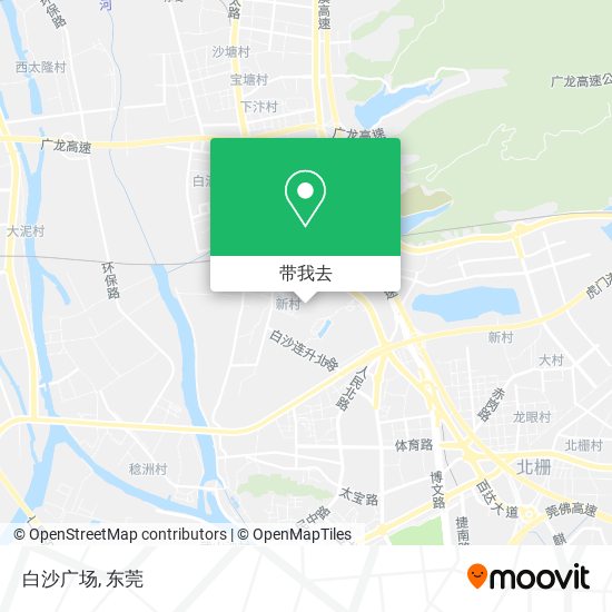 白沙广场地图