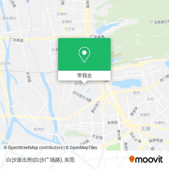 白沙派出所(白沙广场路)地图