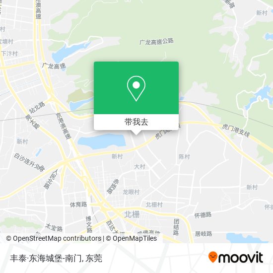 丰泰·东海城堡-南门地图