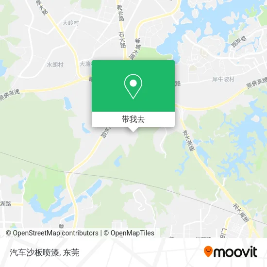 汽车沙板喷漆地图