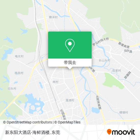 新东阳大酒店-海鲜酒楼地图