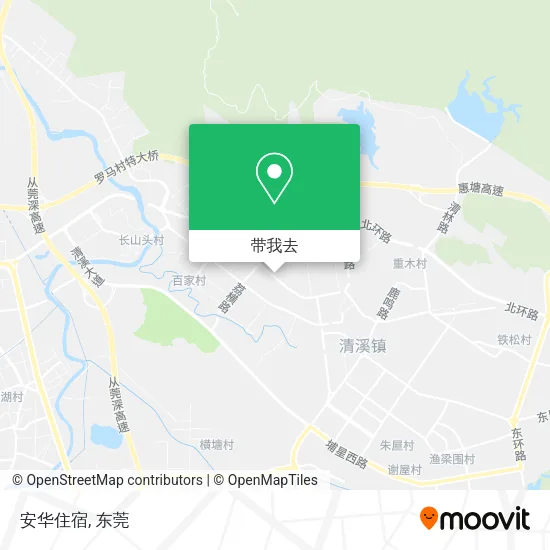 安华住宿地图