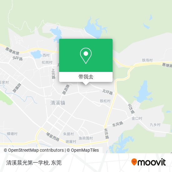 清溪晨光第一学校地图
