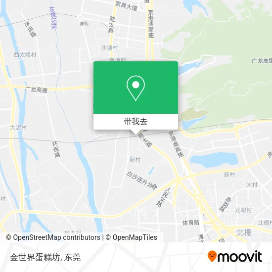 金世界蛋糕坊地图