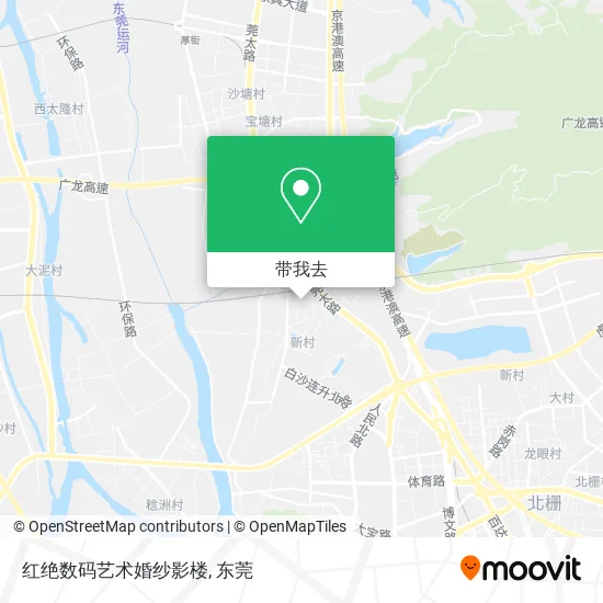 红绝数码艺术婚纱影楼地图