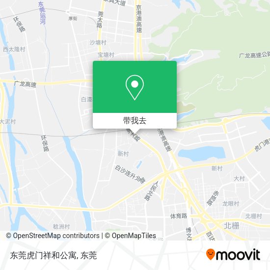 东莞虎门祥和公寓地图