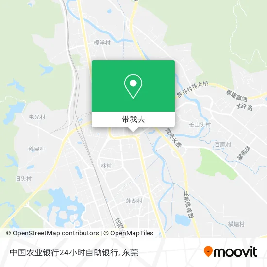 中国农业银行24小时自助银行地图