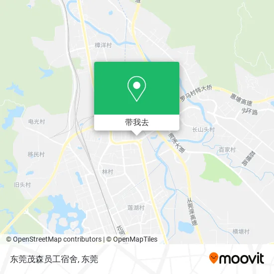 东莞茂森员工宿舍地图