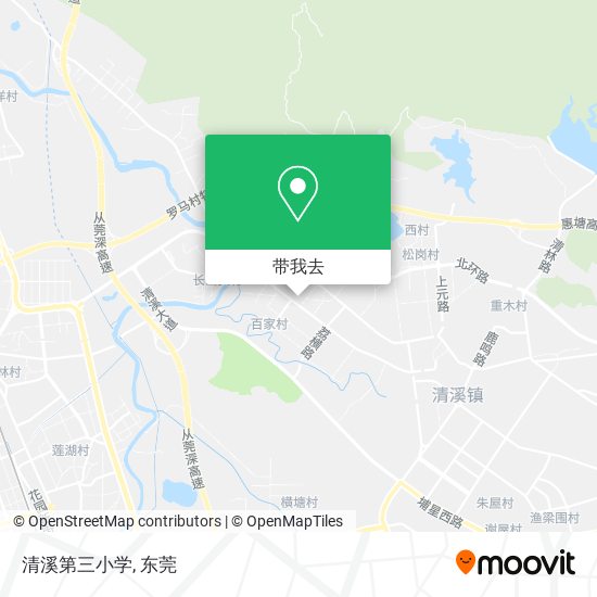 清溪第三小学地图