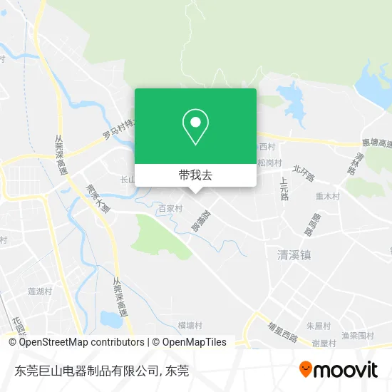 东莞巨山电器制品有限公司地图