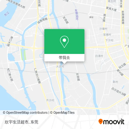 欣宇生活超市地图
