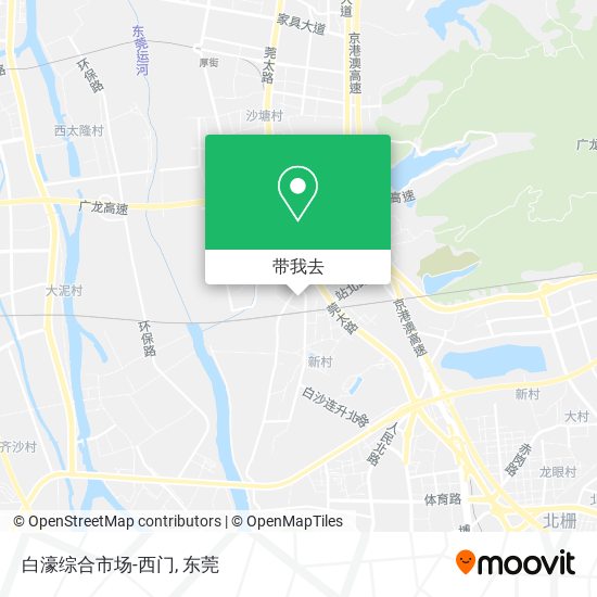 白濠综合市场-西门地图