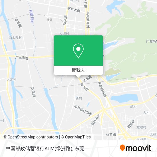 中国邮政储蓄银行ATM(绿洲路)地图