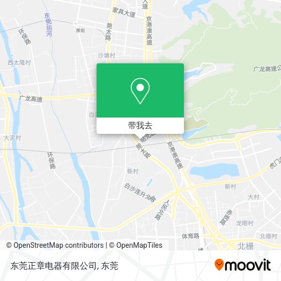 东莞正章电器有限公司地图