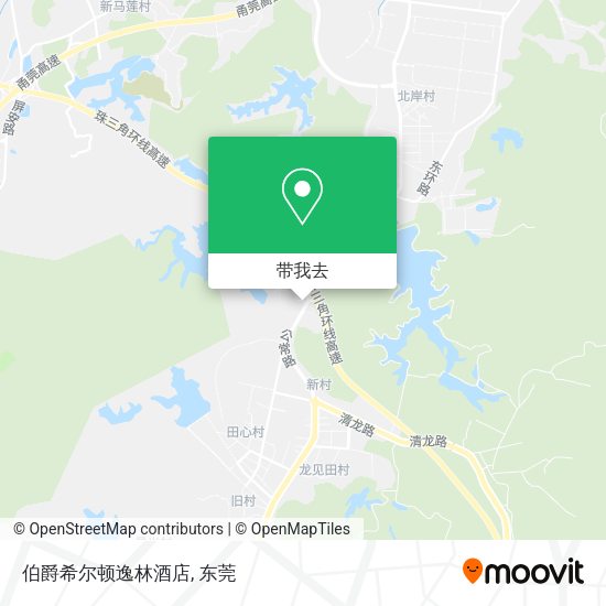 伯爵希尔顿逸林酒店地图