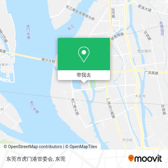东莞市虎门港管委会地图