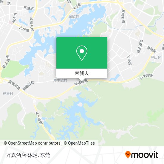 万嘉酒店-沐足地图