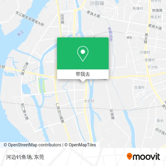 河边钓鱼场地图