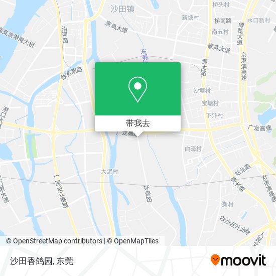 沙田香鸽园地图