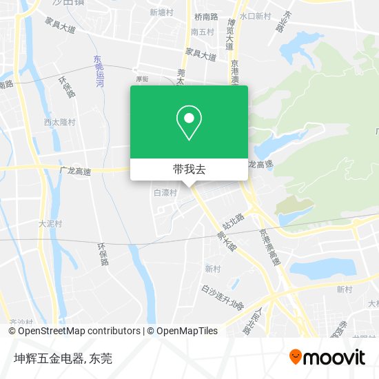坤辉五金电器地图