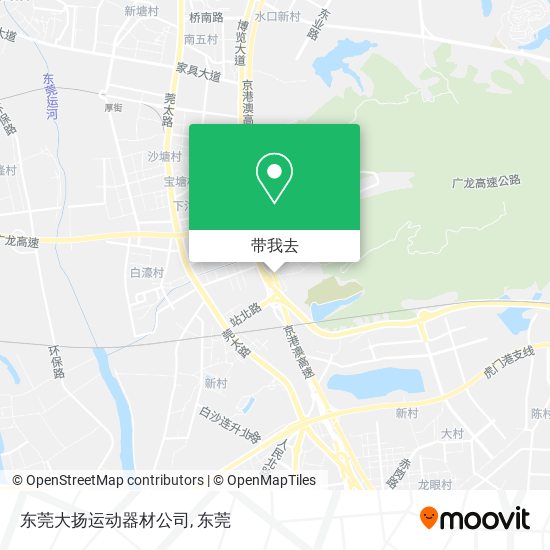 东莞大扬运动器材公司地图