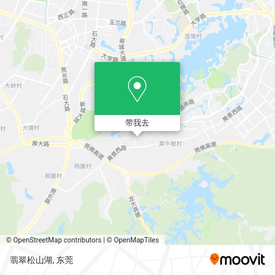 翡翠松山湖地图