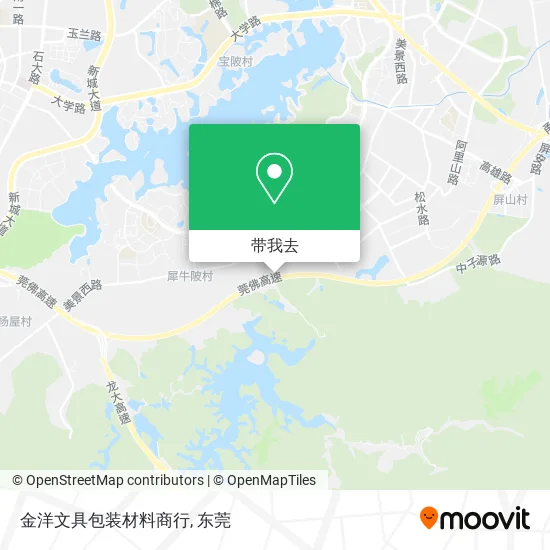 金洋文具包装材料商行地图
