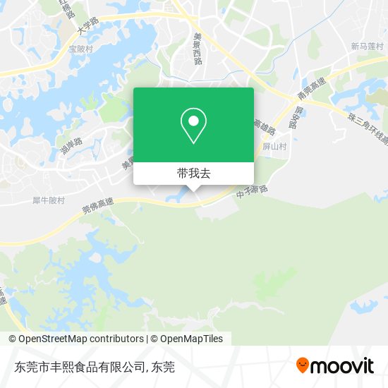 东莞市丰熙食品有限公司地图