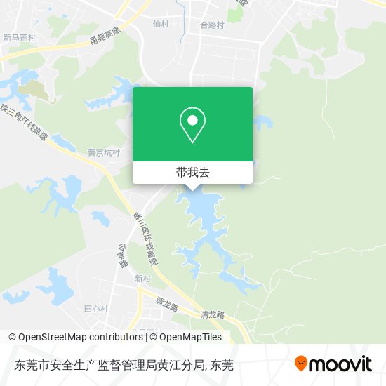 东莞市安全生产监督管理局黄江分局地图