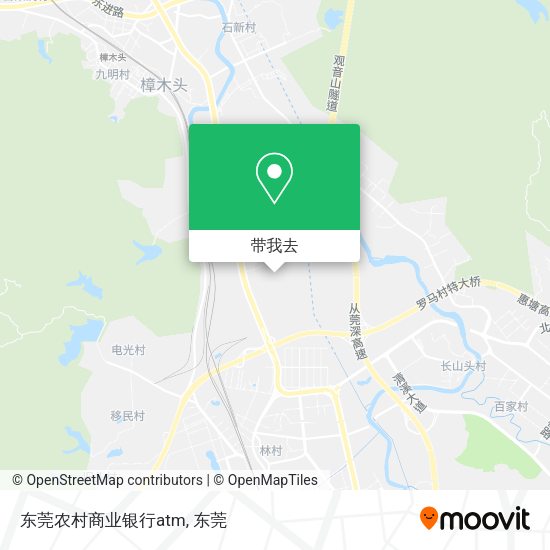 东莞农村商业银行atm地图