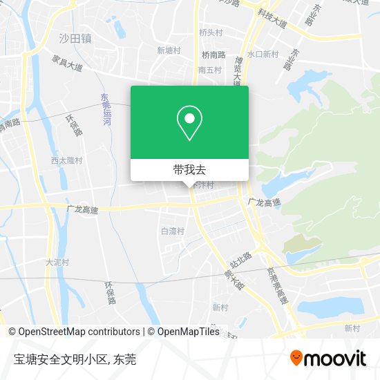 宝塘安全文明小区地图