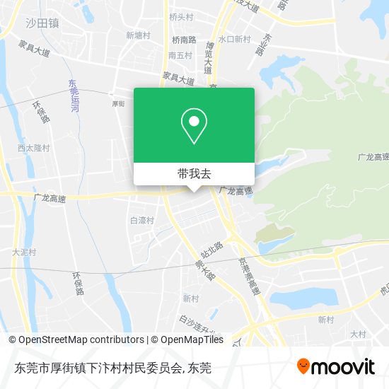 东莞市厚街镇下汴村村民委员会地图