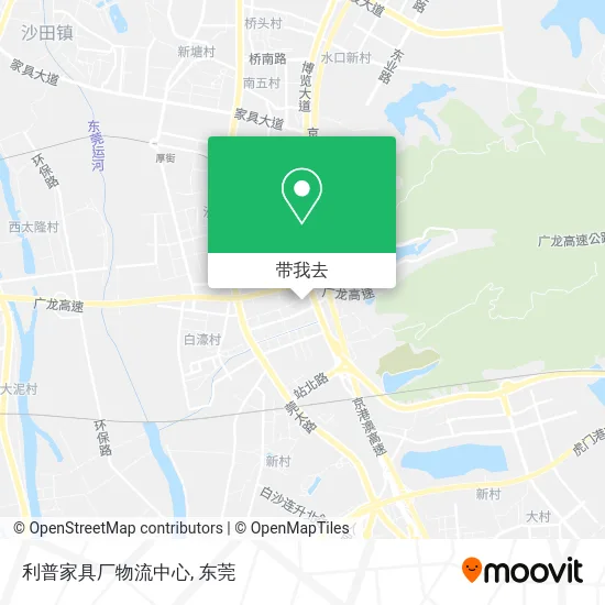 利普家具厂物流中心地图