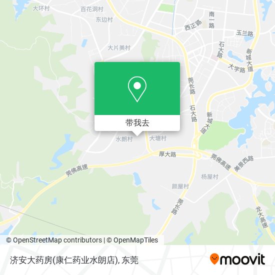 济安大药房(康仁药业水朗店)地图