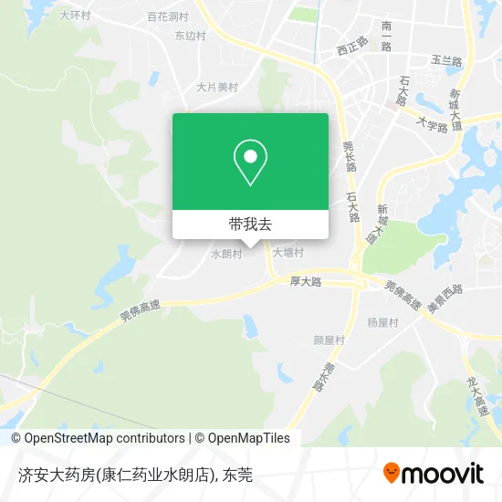 济安大药房(康仁药业水朗店)地图