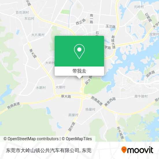 东莞市大岭山镇公共汽车有限公司地图