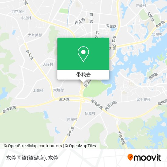 东莞国旅(旅游店)地图