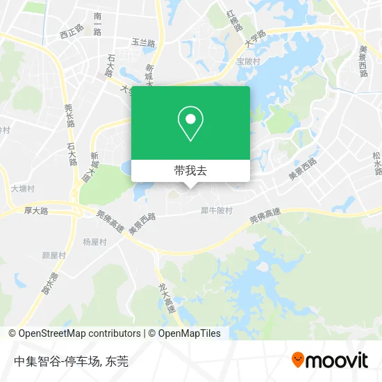 中集智谷-停车场地图