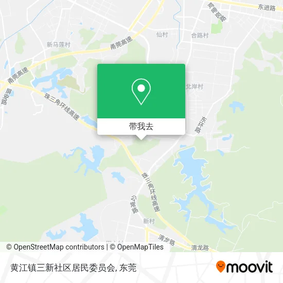 黄江镇三新社区居民委员会地图